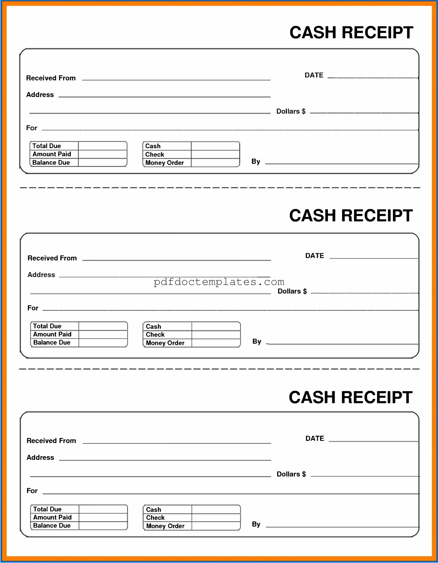 Download Cash Receipt Template