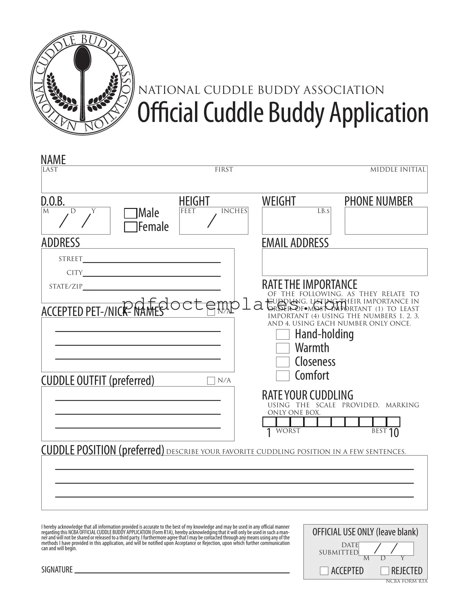 Download Cuddle Buddy Application Template