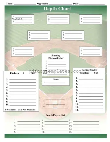 Download Baseball Field Lineup Template