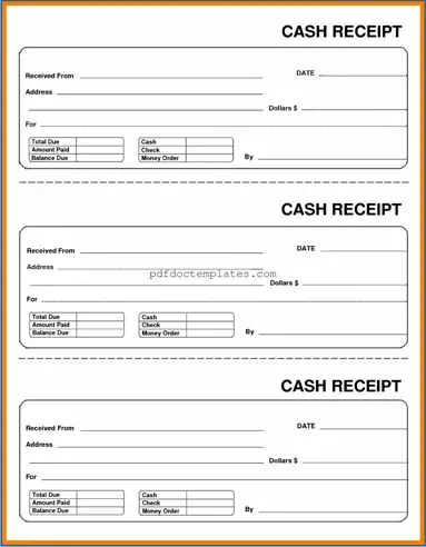 Download Cash Receipt Template